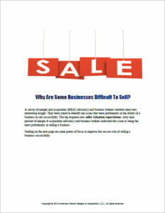 Sale of a Business